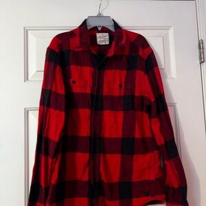 Men’s American Eagle Outfitters Buffalo Plaid Flannel Long Sleeve Shirt